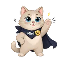 Mimiao cat inviting you into the demo school